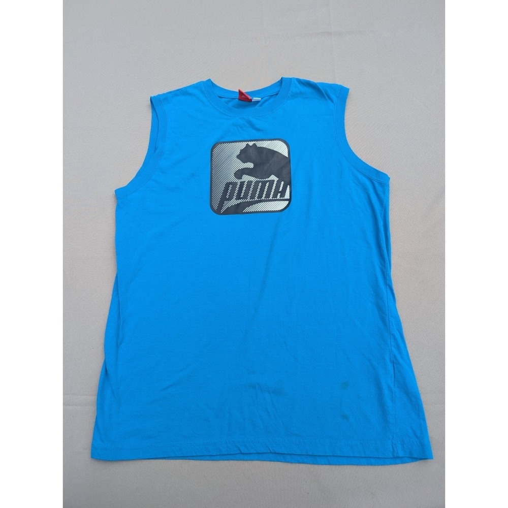 Boys Kids Puma Tank Turquoise Szโ XL Summer Blue Teal